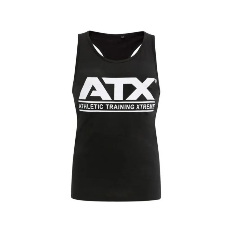 Débardeur ATX Noir avec logo ATX blanc taille S à XL