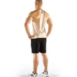 Débardeur de sport couleur light taupe ultra-confortable - Coupe ajustée ATX