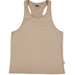 Débardeur de sport couleur light taupe ultra-confortable - Coupe ajustée ATX