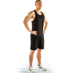 Débardeurs d'entraînement sportif ATX de couleur noir - Stringer de musculation