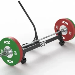 Deadlift Bar Jack ATX professionnel sur roulettes en acier robuste - Capacité de charge 600 kg