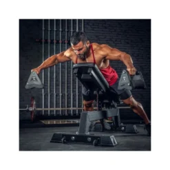 Delta Dumbbell professionnel ATX de 4kg à 28kg - Haltère court avec poignée de 30 mm