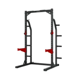 Demi-rack à squat de culturisme semi-pro avec capacité de charge 272 kg - Heavy Duty Half Rack RH50 Titanium Strength