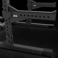 Demi-rack à squat de musculation avec poulie haute et basse à charge guidée 125 kg de marque ATX - Série 700