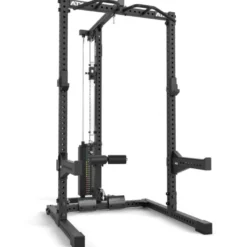 Demi-rack à squat de musculation avec poulie haute et basse à charge guidée 125 kg de marque ATX - Série 700