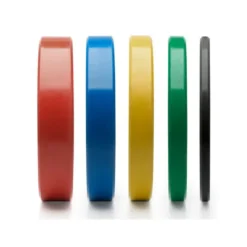 Disque de musculation olympique en caoutchouc colorés ATX Bumper