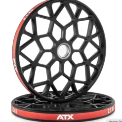 Disque d'initiation droppable en caoutchouc 2,5 et 5 kg ATX - Diamètre olympique - Cross-fit et haltérophilie