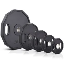 Disque olympique hexagonal en caoutchouc 1,25 à 20 kg