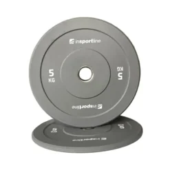 Disques bumper plate de 5 à 25 kg avec diamètre 50 mm en caoutchouc - Disques de poids pour la musculation