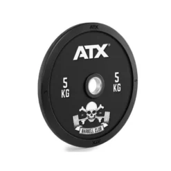 Disques de poids anti-chocs ATX Barbell Club 5 à 25 kg