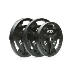 Disques de poids ATX à poignées haltérophilie 0,5 à 25 kg - Diamètre olympique