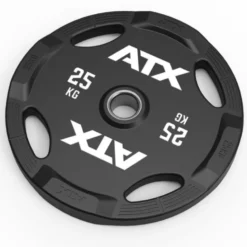 Disques de poids 50 mm en polyuréthane 4 poignées - 1,25 kg à 30 kg