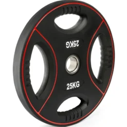 Disques de poids 50 mm en polyuréthane 4 poignées - 1,25 kg à 25 kg