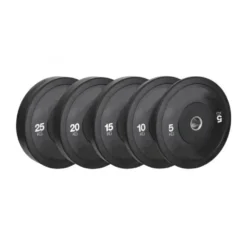 Disques de poids olympiques avec revêtement en caoutchouc 5 à 25 kg