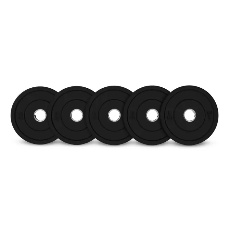 Disques de poids olympiques bumper plates en caoutchouc