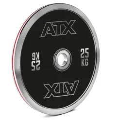 Disques de poids olympiques calibrés de 5 à 25 kg en acier chromé de marque ATX