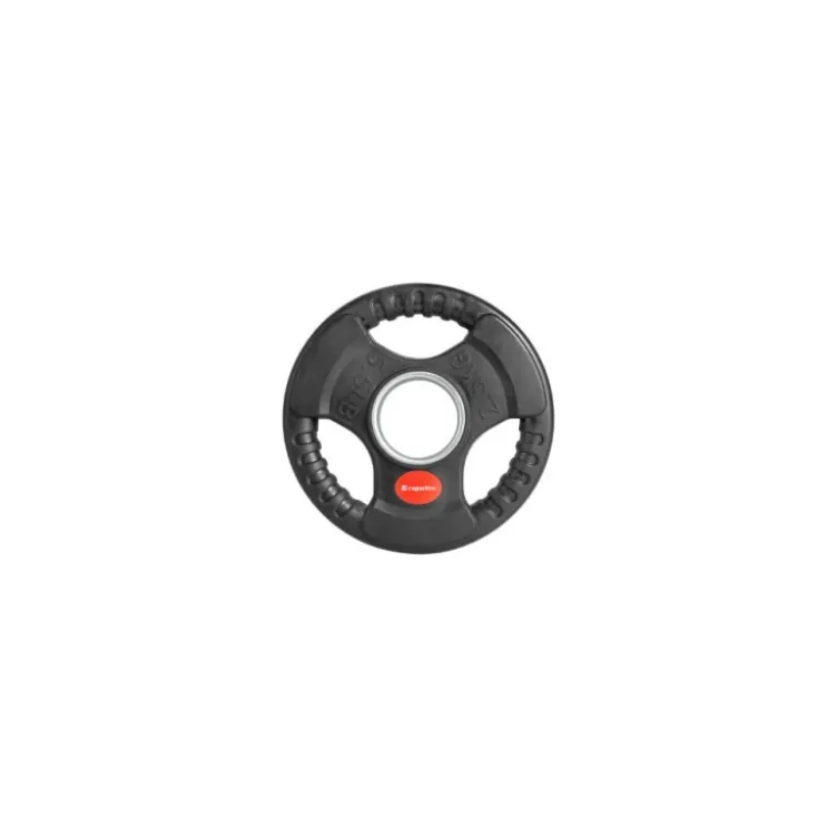 Disques olympiques en fonte avec revêtement caoutchouc 50 mm - Disques de musculation de 2,5 à 25 kg