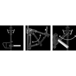 3D Jammer Arms Option à trajectoire convergente ATX avec réglages verticaux et horizontaux pour racks série 700