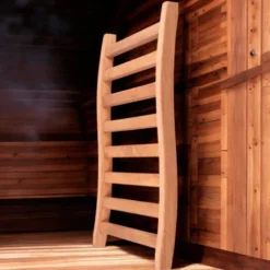 Dossier pour sauna en bois - Confort extrême et détente optimale