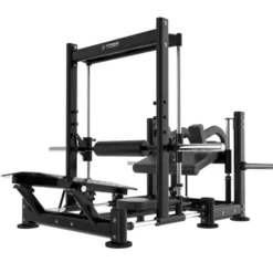 3D smith hip thrust machine Pro à charge libre Titanium Genesis Series GS-PL25 - Banc surdimensionné avec coussins d'épaules