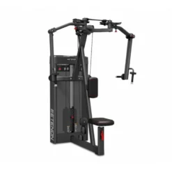 Dual function pec fly rear delt machine à charge guidée avec colonne de poids de 104 kg