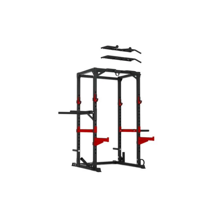 Duo de support de rangement pour disques de poids olympiques - Support pour rack de musculation