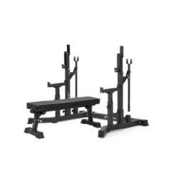 Ensemble Banc Combo Rack pour pratique du Squat et Développé Couché sécuritaire