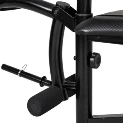 Ensemble banc de musculation multifonctions Pupitre à Biceps - Leg Curl Extension - Chandelles avec barre et 35 kg de poids