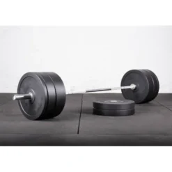 Ensemble barre de musculation et disques de poids 50 à 250 kg