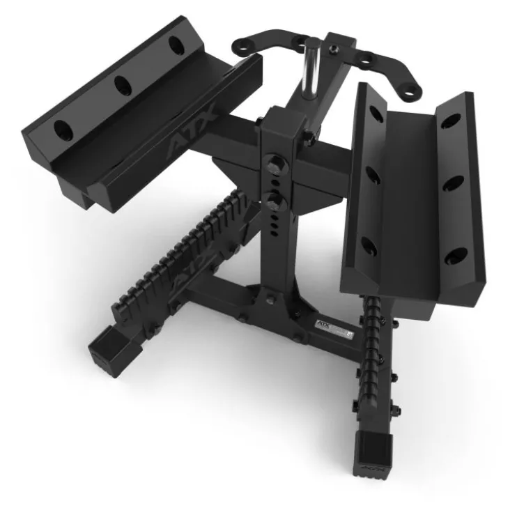 Ensemble complet avec une paire d'haltères octogonales ATX 2 x 24 kg avec support de rangement