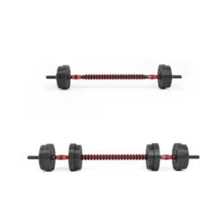 Ensemble complet de 2 set d'haltères pour exercices de musculation en Home Gym