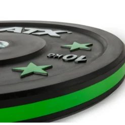 Ensemble économique - Pack barre de musculation et 100 kg de bumper plates ATX pour haltérophilie