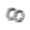 Ensemble de Mini Plaques d’acier fractionnaires ATX : 2x0,25 + 2x0,5 + 2x1 kg