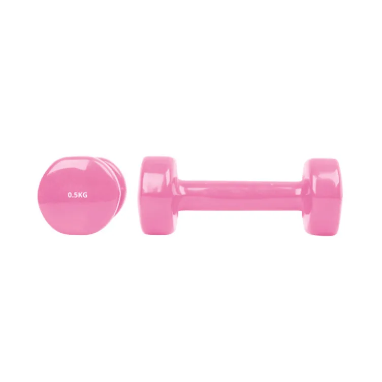 Ensemble de paires d'haltères en vinylede 0,5 kg à 3 kg pour fitness à la maison