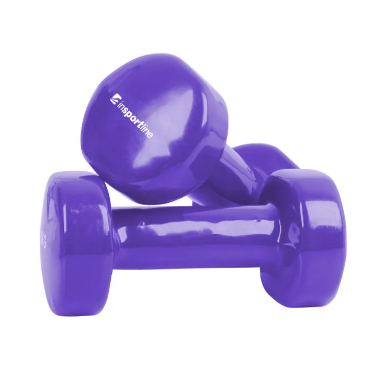 Ensemble de paires d'haltères en vinylede 0,5 kg à 3 kg pour fitness à la maison