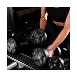 Ensemble de 10 paires d'haltères fixes de 2,5 à 25 kg - Qualité professionnelle pour salle de musculation