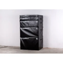 Ensemble de 5 Plyobox en mousse empilables de 7,5 cm à 60 cm pour entraînements Hyrox et crossfit