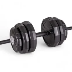 Ensemble d'haltère en ciment 6 en 1 pour exercices de musculation à domicile - 40 kg