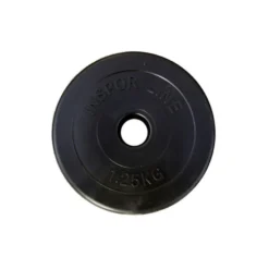 Ensemble d'haltères avec disques de poids en ciment