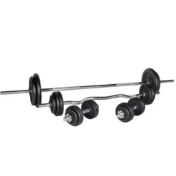 Ensemble d'haltères et barres 160 + 120 + 40/30 mm 125 kg