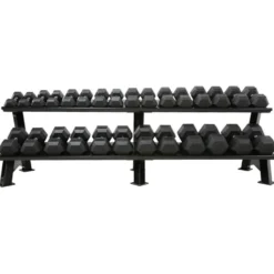 Ensemble d'haltères hexagonaux de musculation ATX 5 à 20 kg / 5 à 30 kg / 5 à 40 kg / 5 à 50 kg
