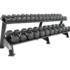 Ensemble d'haltères hexagonaux de musculation ATX 5 à 20 kg / 5 à 30 kg / 5 à 40 kg / 5 à 50 kg