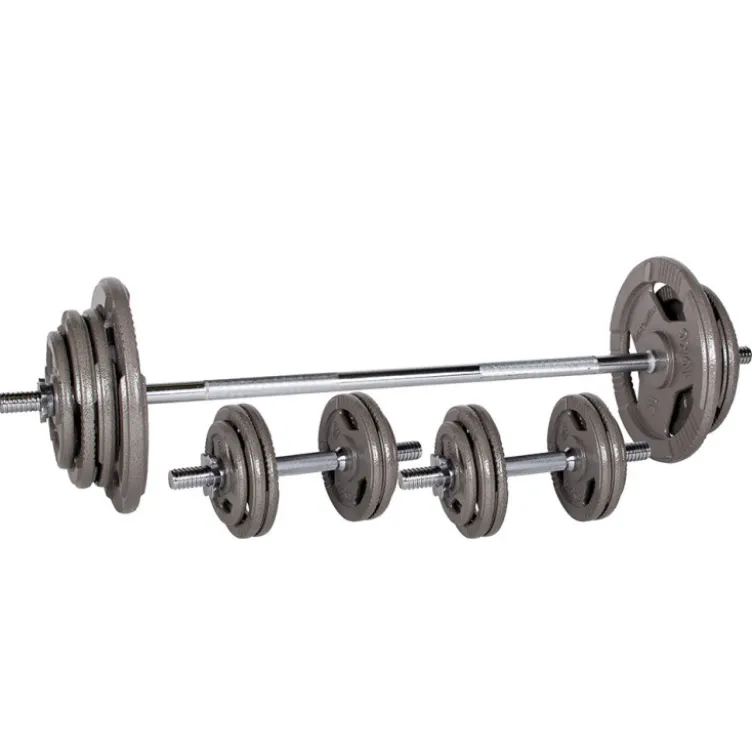 Ensemble d'haltères à plateau haut de gamme - 120 + 52 cm / 30 mm 80 kg