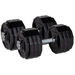 Ensemble d'haltères à plateau à une main pour homegym 2 x 20 kg