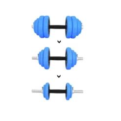 Ensemble d'haltères ultra-complet pour exercice de musculation à domicile