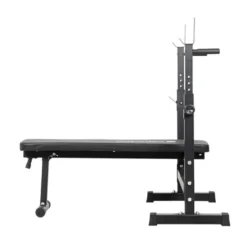 Ensemble d'haltérophilie avec banc inclinable et rack - 180 + 40 cm / 105 kg