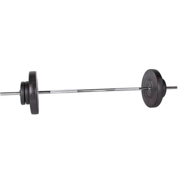 Ensemble d'haltérophilie avec banc inclinable et chandelles - 180 + 40 cm / 75 kg