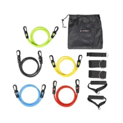 Ensemble d'élastiques de musculation - Resistance de 8,6 jusqu'à 11 kg