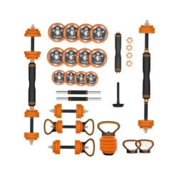Ensemble d'équipement pour séances d'haltérophilie en homegym - 15 kg