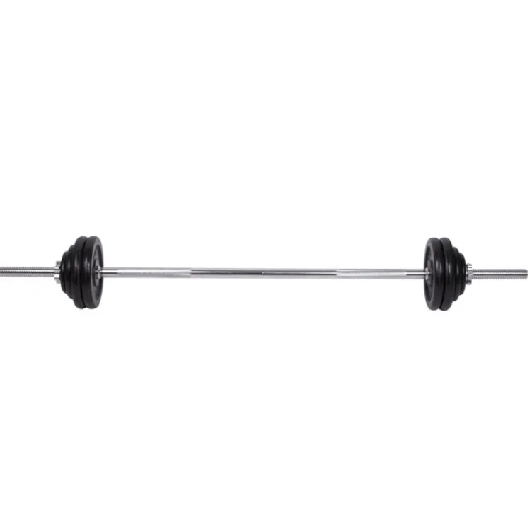 Ensemble haltères et barres avec mallette et matériaux robustes - 50 kg